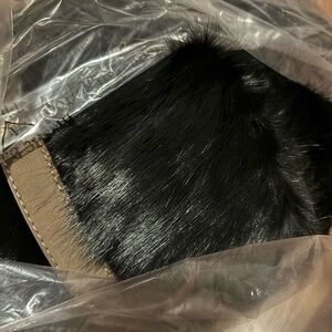 Restoration Hardware Lux Ultra Faux Fur Throw blanket